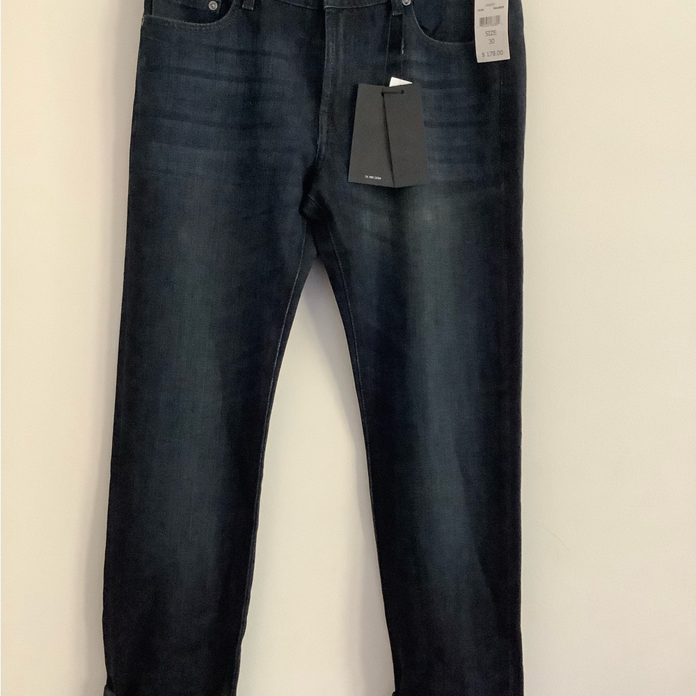 DL1961 Men's Deep Indigo Slim Straight Jeans